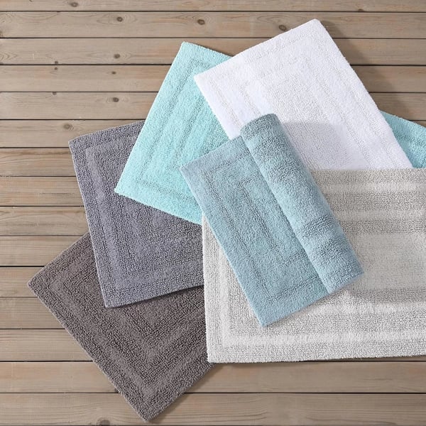 imageEddie Bauer  Bathroom Rugs Set Soft Tufted Cotton Bathroom Decor Super Absorbent ampamp Quick Dry Logan Chrome Grey 2 PieceMedium Brown