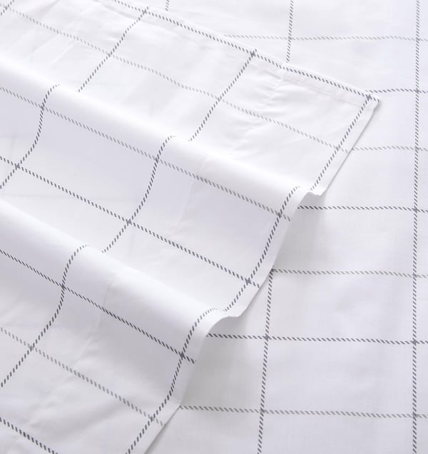 Eddie Bauer  Twin Sheets Cotton Percale Bedding Set Crisp amp Cool Home Decor Eddies Oar 3 pieces Twin White and BlueQueen Northern Plaid WhiteGrey