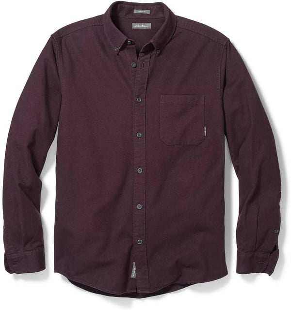 imageEddie Bauer Mens Eddies Favorite Flannel Classic Fit Shirt  SolidCoal