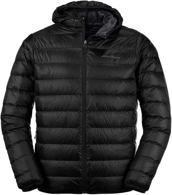 imageEddie Bauer Mens CirrusLite Hooded Down JacketBlack