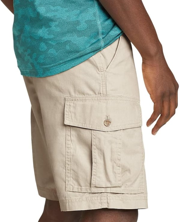 Eddie Bauer Mens Timber Edge Ripstop 20 Cargo ShortsPumice