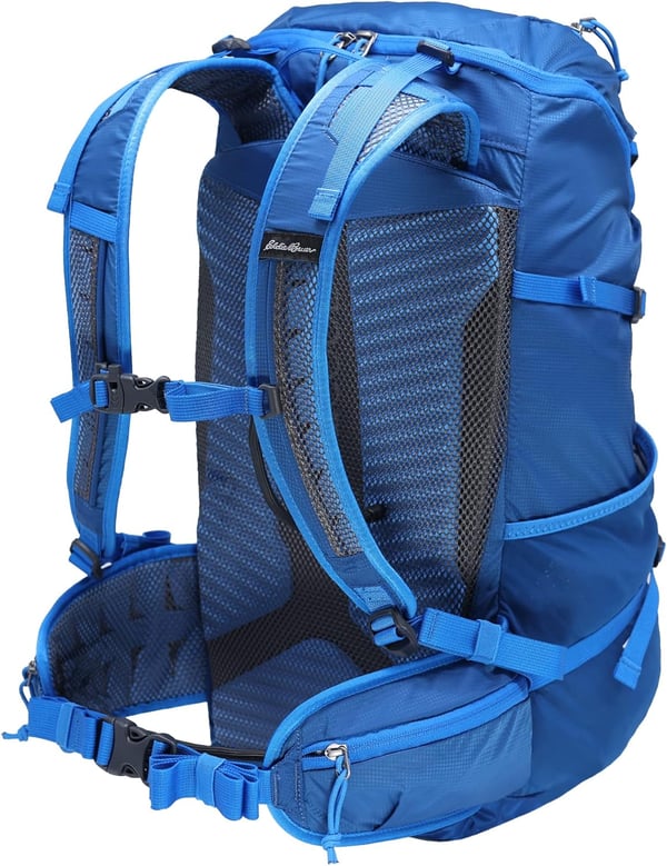 Eddie Bauer Adventurer Trail 30L Backpack wHydration Sleeve BlackTrue Blue Adventurer Trail 30l Backpack W Hydration Sleeve