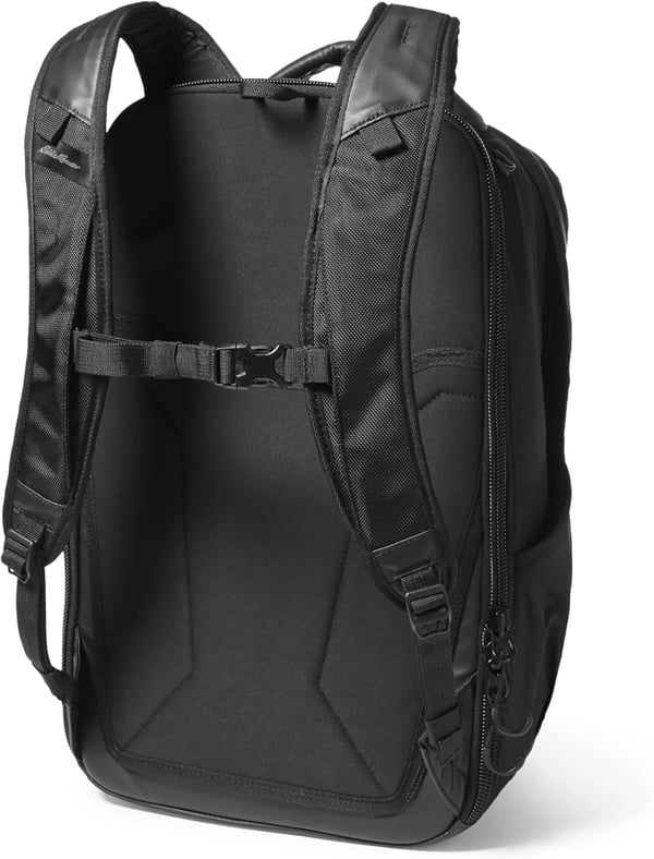 imageEddie Bauer Voyager BackpackTravel  Laptop WaterResistant  Commuter  Work Bag  Daypack Black 22LBlack