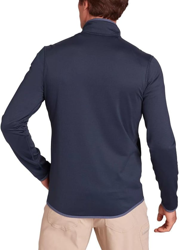 imageEddie Bauer Mens Activator Grid LongSleeve FullZip FleeceStorm