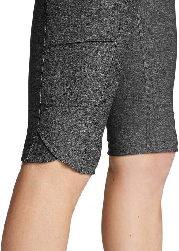 Eddie Bauer Womens Trail Tight Knee ShortsBlack