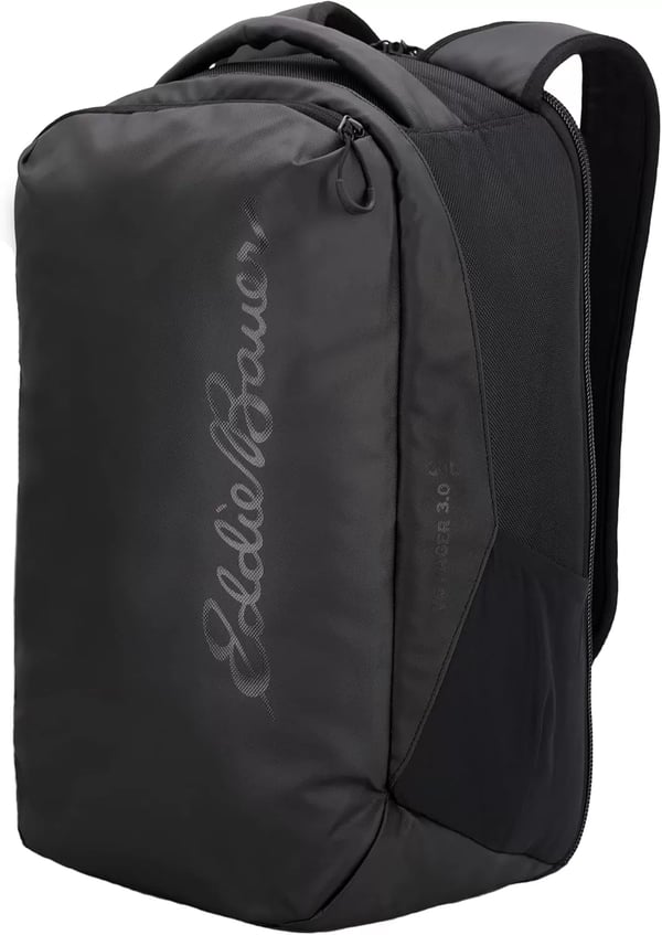 imageEddie Bauer Voyager BackpackTravel  Laptop WaterResistant  Commuter  Work Bag  Daypack Black 22LBlack