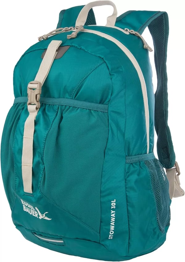 imageEddie Bauer Stowaway Packable BackpackMade from Ripstop Polyester Onyx 30LDeep Sea