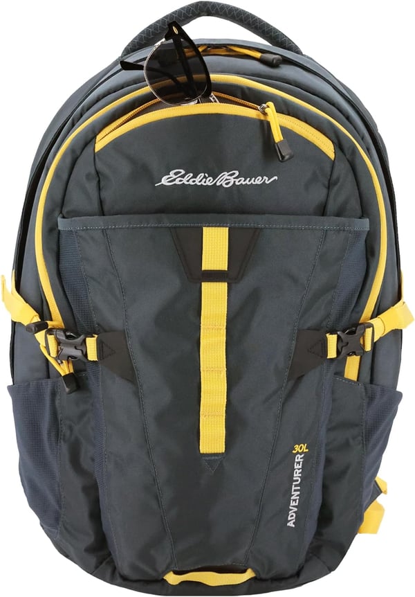 Eddie Bauer Adventurer Trail 30L Backpack wHydration Sleeve BlackStorm Adventurer 30l Daypack  Mens