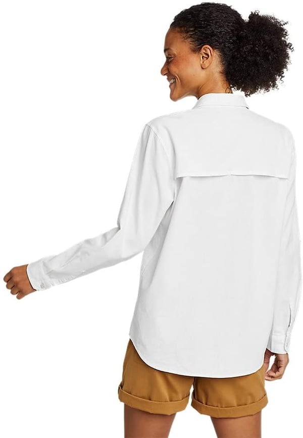 Eddie Bauer Womens Pro Creek LongSleeve ShirtWhite