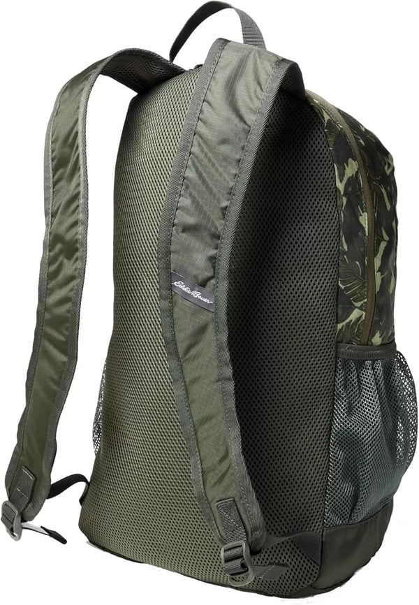 imageEddie Bauer Stowaway Packable BackpackMade from Ripstop Polyester Onyx 30LDark Loden