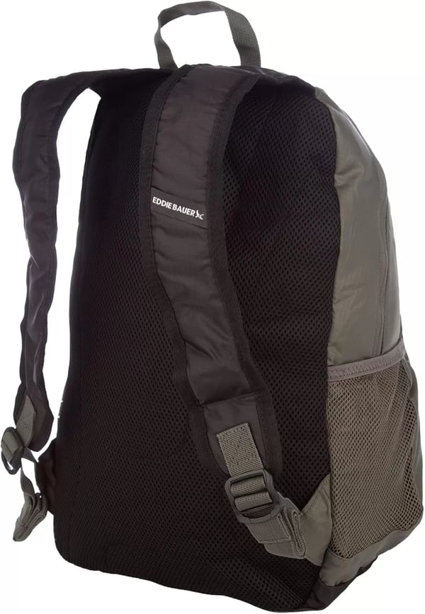 imageEddie Bauer Stowaway Packable BackpackMade from Ripstop Polyester Onyx 30LSpruce