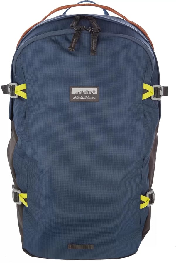 imageEddie Bauer Nomad Backpack with Compression Straps and HydrationLaptop Compatible Sleeve Carbon 22LDusted Indigo