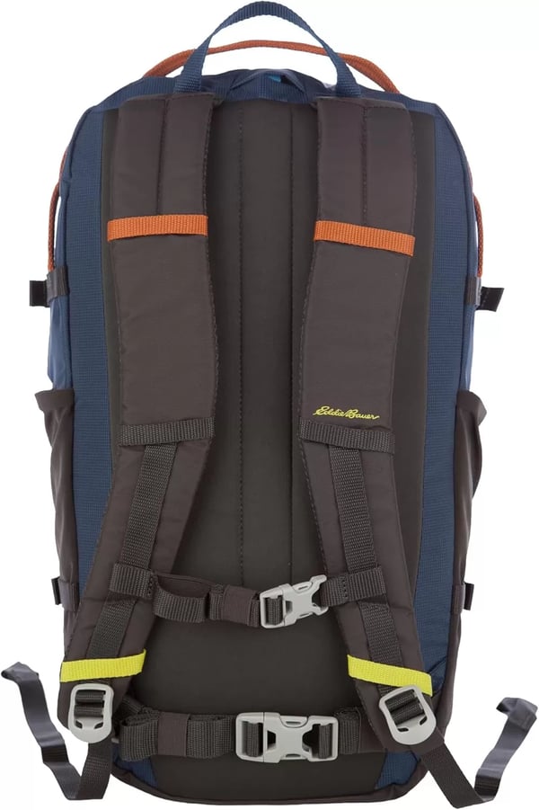 imageEddie Bauer Nomad Backpack with Compression Straps and HydrationLaptop Compatible Sleeve Carbon 22LDusted Indigo