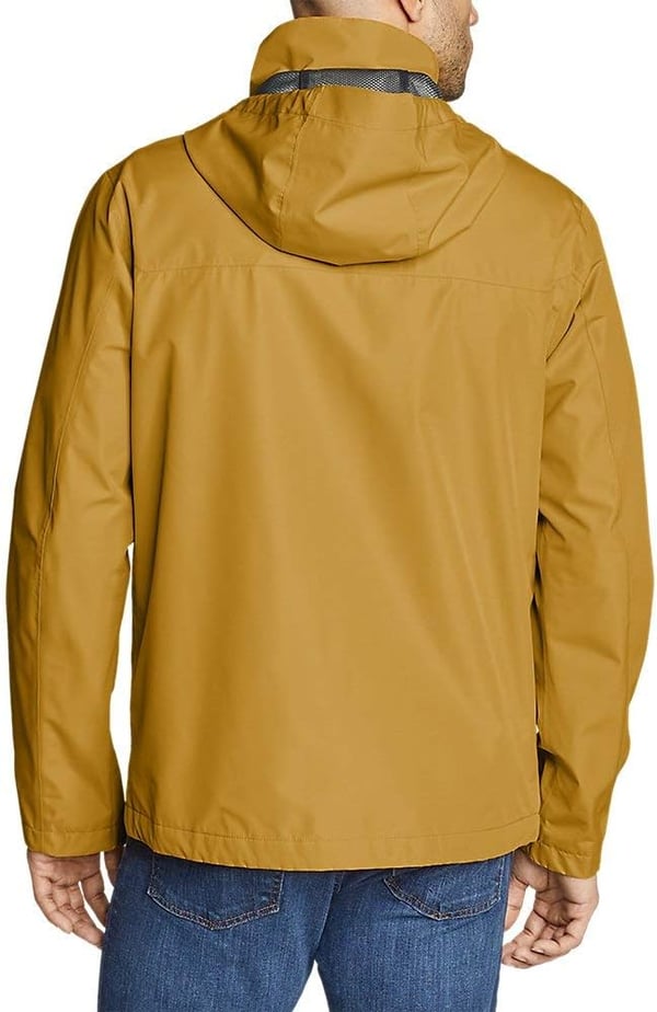 Eddie Bauer Mens Packable Rainfoil JacketAmber