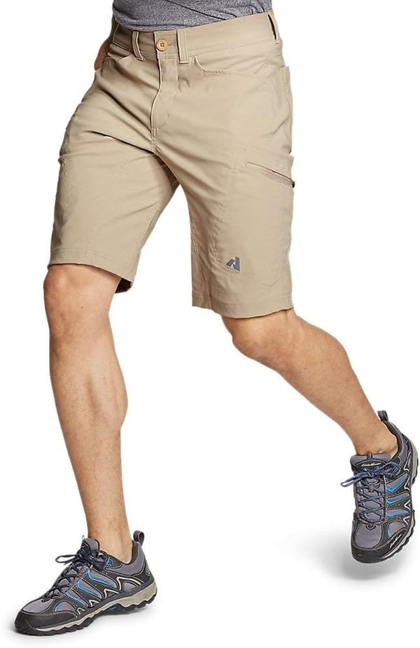 Eddie Bauer Mens Rainier ShortsRegular Light Khaki