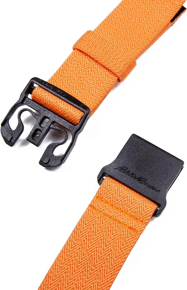 Eddie Bauer Womens Active Stretch Webbing BeltsOrange