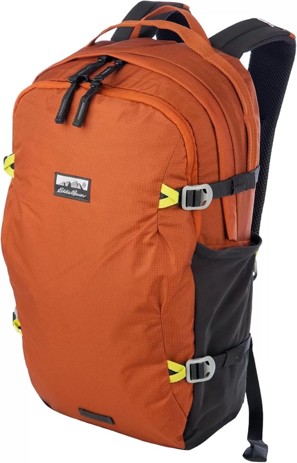 imageEddie Bauer Nomad Backpack with Compression Straps and HydrationLaptop Compatible Sleeve Carbon 22LSienna