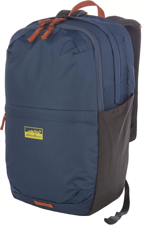 imageEddie Bauer Nomad Backpack with Compression Straps and HydrationLaptop Compatible Sleeve Carbon 22LDusted Indigo