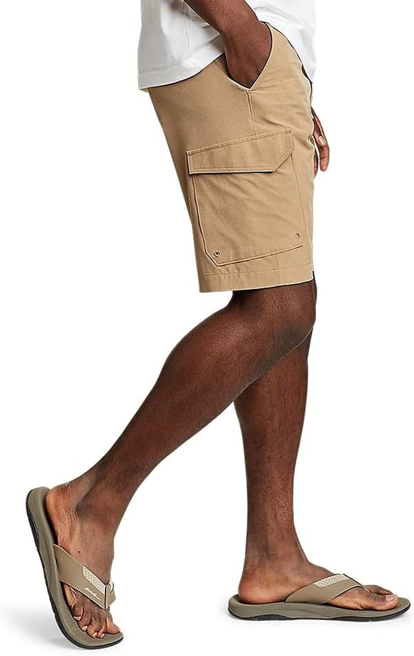 Eddie Bauer Mens Amphib Cargo ShortsFlax