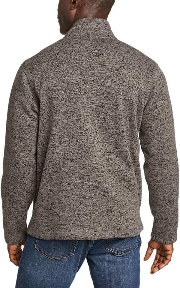 Eddie Bauer Mens Convector Snap MockRegular Charcoal Htr