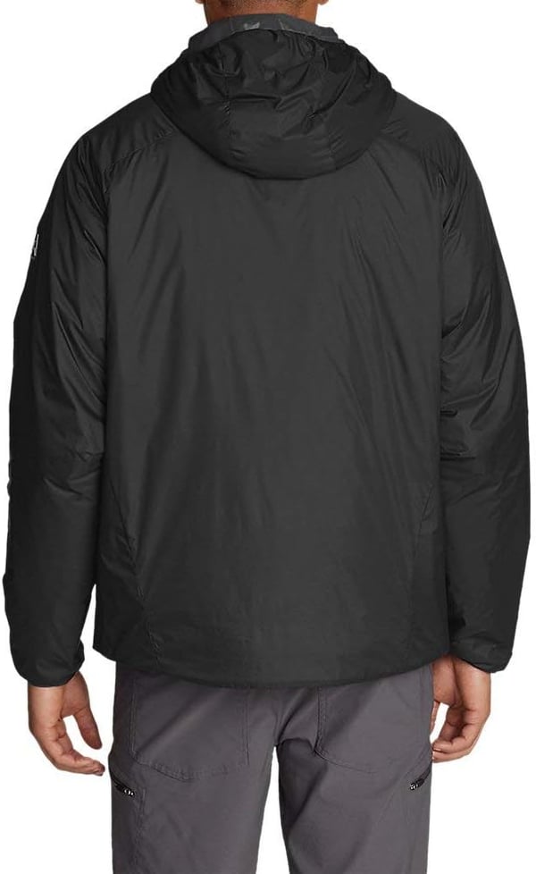 Eddie Bauer Mens EverTherm 20 Down Hooded JacketRegular Black