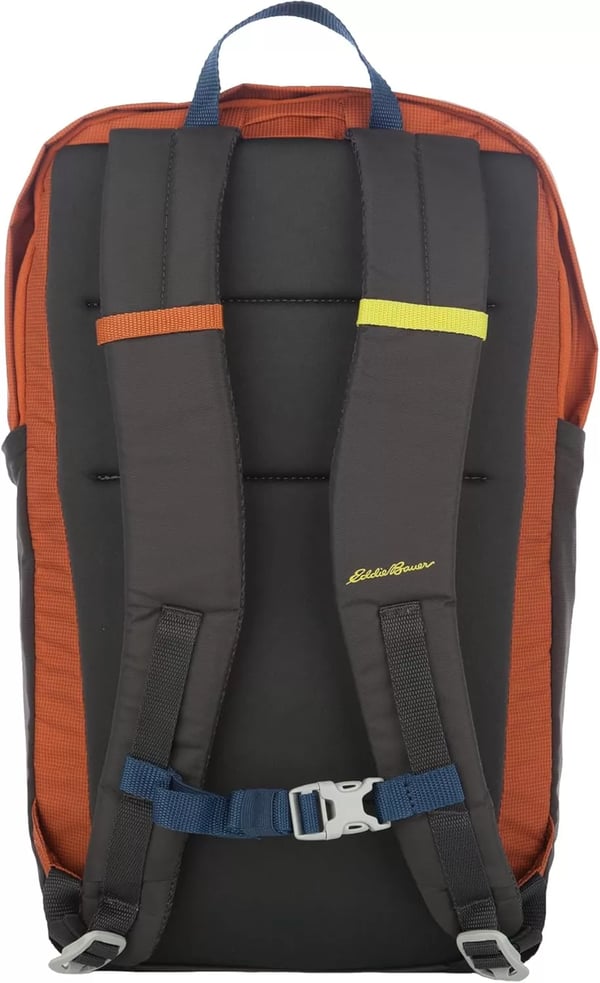 imageEddie Bauer Nomad Backpack with Compression Straps and HydrationLaptop Compatible Sleeve Carbon 22LSienna