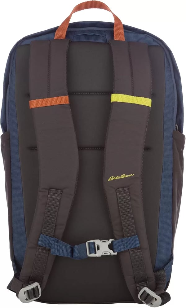 imageEddie Bauer Nomad Backpack with Compression Straps and HydrationLaptop Compatible Sleeve Carbon 22LDusted Indigo