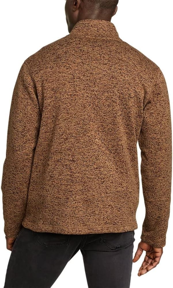 Eddie Bauer Mens Convector Snap MockRegular Rust