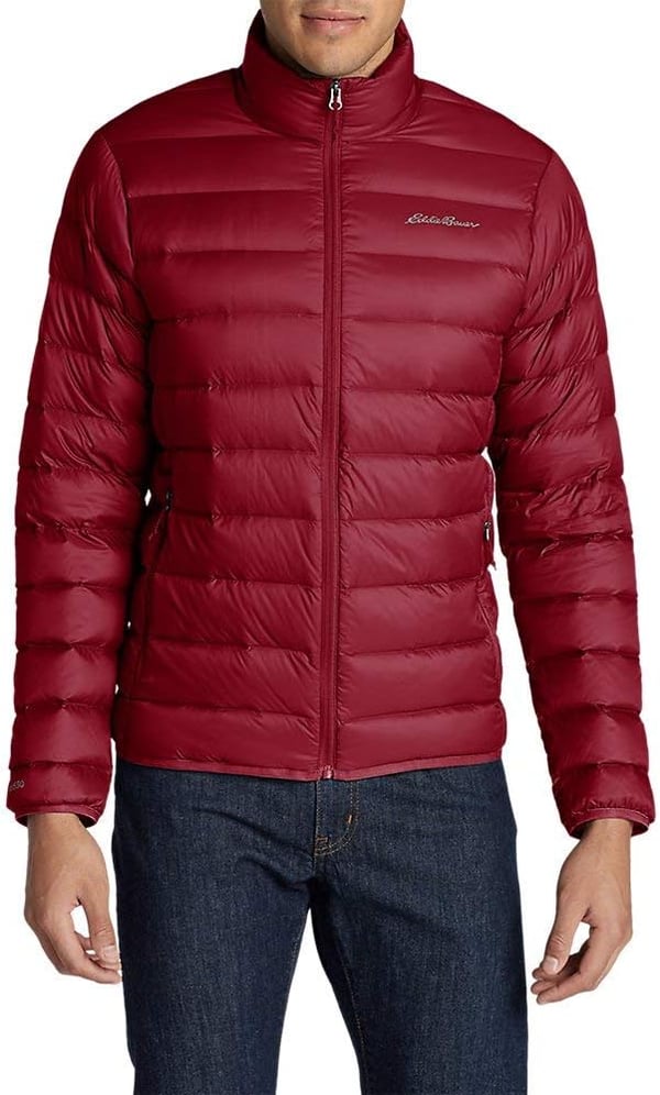 Eddie Bauer Mens CirrusLite Down Jacket Scarlet Regular MEddie Bauer Mens CirrusLite Down Jacket Scarlet Regular M