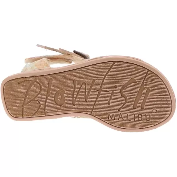 Blowfish Malibu Girl's Toddler Hooded Canvas Flat Sandal