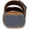 imageBlowfish Malibu Womens Iris Slide SandalDark Denim Faux Leather