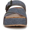 imageBlowfish Malibu Womens Iris Slide SandalDark Denim Faux Leather
