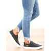 imageBlowfish Womens Blume Wedge SandalBlack Smoked 16 Oz Canvas