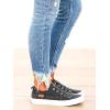 imageBlowfish Womens Blume Wedge SandalBlack Smoked 16 Oz Canvas