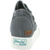 imageBlowfish Womens Blume Wedge SandalBlue Tuna Color Washed Canvas