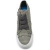 imageBlowfish Womens Blume Wedge SandalSlate Grey Color Washed Canvas