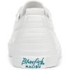 imageBlowfish Womens Blume Wedge SandalWhite Faux Leather
