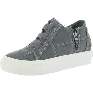 imageBlowfish Womens Blume Wedge SandalBlue Tuna Color Washed Canvas