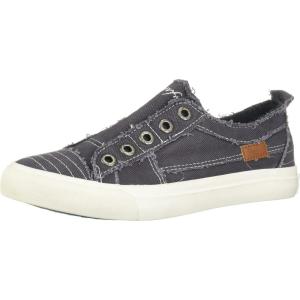 imageBlowfish Womens Blume Wedge SandalBlue Tuna Smoked Canvas