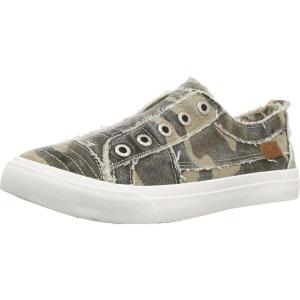 imageBlowfish Womens Blume Wedge SandalNatural Camoflauge Canvas