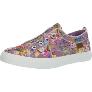 imageBlowfish Womens Blume Wedge SandalPurplehaze Flower Power Canvas