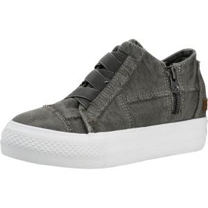 imageBlowfish Womens Blume Wedge SandalSlate Grey Color Washed Canvas