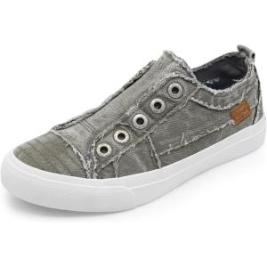 imageBlowfish Womens Blume Wedge SandalSweet Grey Smoked 16 Oz Canvas