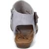 imageBlowfish Womens Balla Wedge SandalShelll Recycled PlasticSmoke