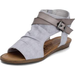 imageBlowfish Womens Balla Wedge SandalShelll Recycled PlasticSmoke