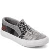 Smoked Snake Print Canvas Metallic Canvas Gray Leopard Camouflage