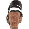 imageBlowfish Malibu Womens Heidi Wedge SandalBlack DileDyecut