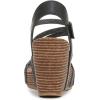 imageBlowfish Malibu Womens Heidi Wedge SandalBlack Dyecut