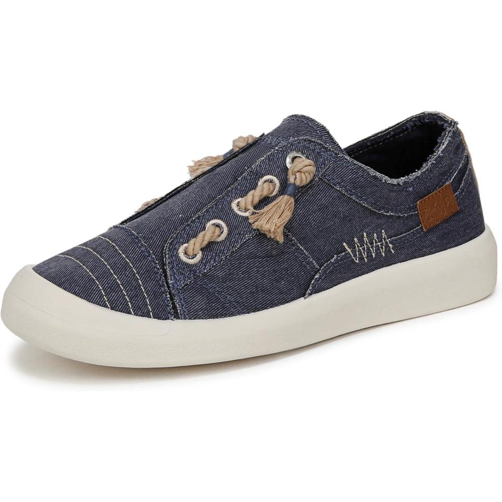 imageBlowfish Malibu Womens Beachside Sneaker Navy 7 M
