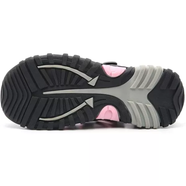 HOBIBEAR Boys Girls Sport Water Sandals Closed-Toe Outdoor